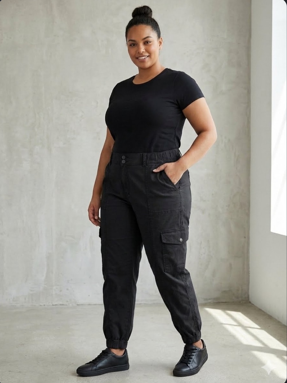 SO womens black Cargo Pants